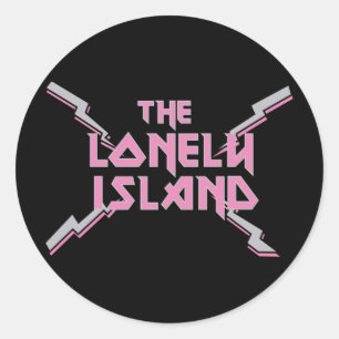 Metal 2 classic round sticker