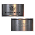 Metal Aluminium Brushed | Metallic Border 