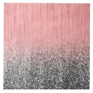 Metal and Glitter Tile