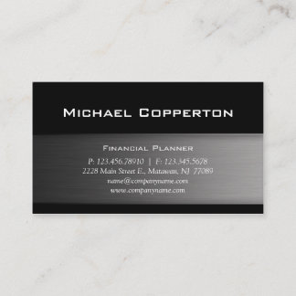 Metal Automotive Professional Plain Cool Business Card