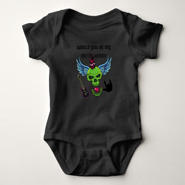 Metal Baby Bodysuit (Front)