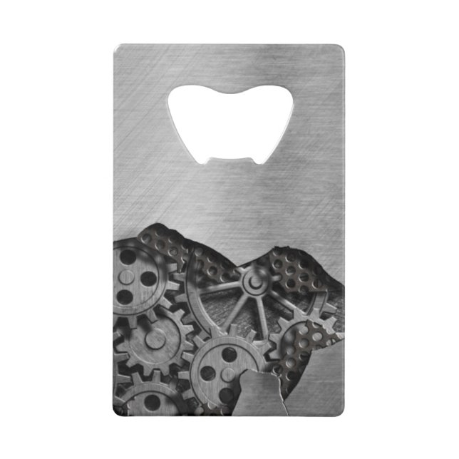 Metal background with mechanical damage (Front)