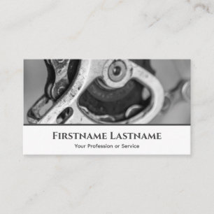 Metal bike pinion gear for Bicycle Repair Shops Business Card