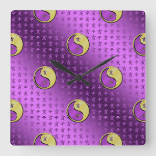 Metal Boar Square Wall Clock