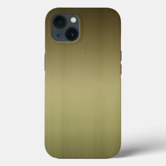 Metal: Brushed Brass iPhone 13 Case