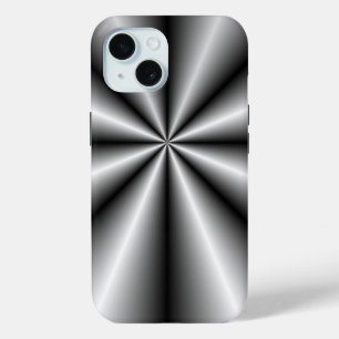 Metal: Brushed Metal Tuck and Roll iPhone 15 Case