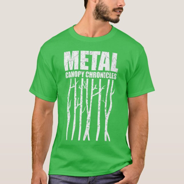Metal Canopy Chronicles Birch Rock vintage T-Shirt (Front)