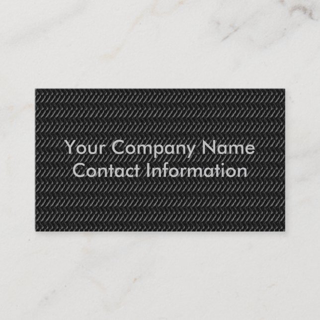 Metal Carbon Fibre Business Cards (Front)