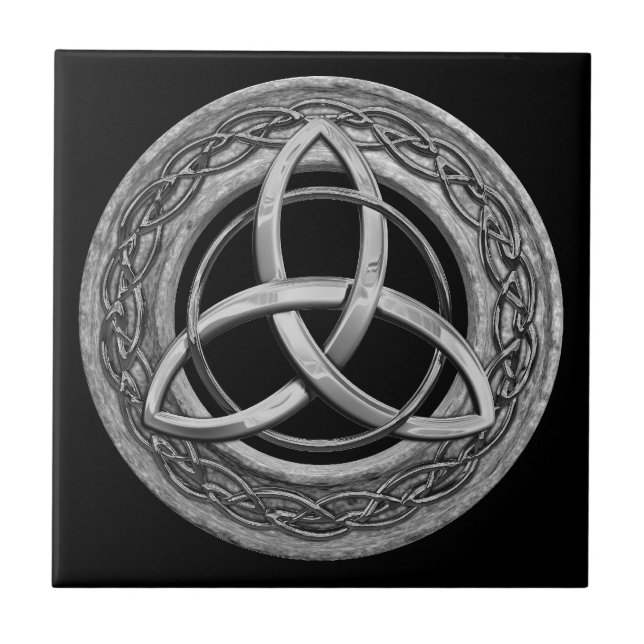 Metal Celtic Trinity Knot Tile (Front)