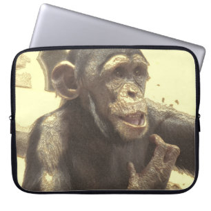 metal Chimp Laptop Sleeve