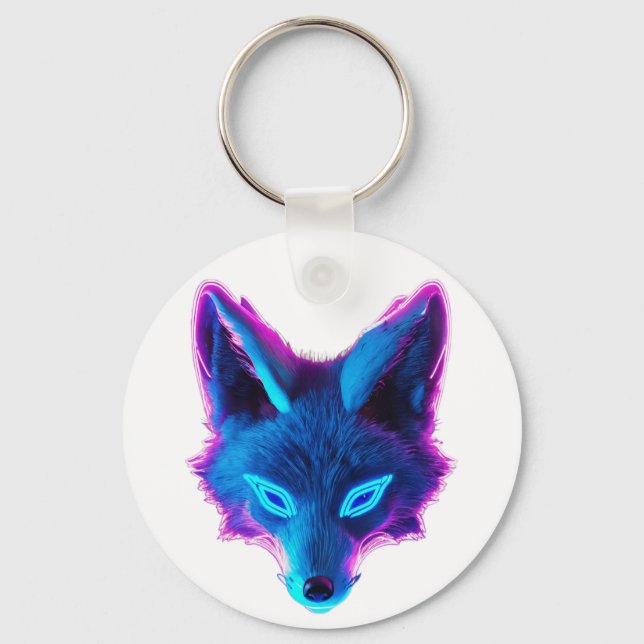 Metal Circle Keychain, 2" Key Ring (Front)