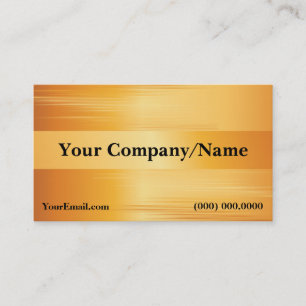 Metal Classy Business Card Template Simple