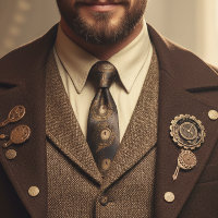 Metal Clock Steampunk Vintage Industrial