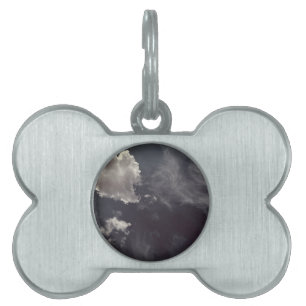 Metal cloud pet ID tag