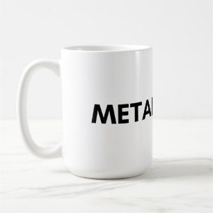metal coffee mug