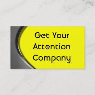 Metal Curve Business Cards