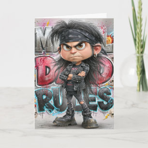 Metal Dad Rules Card