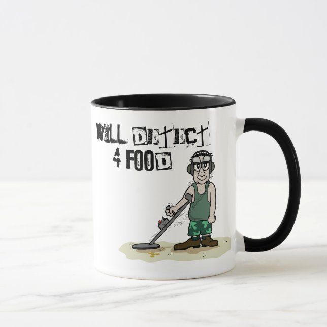 Metal Detecting Design Mug (Right)