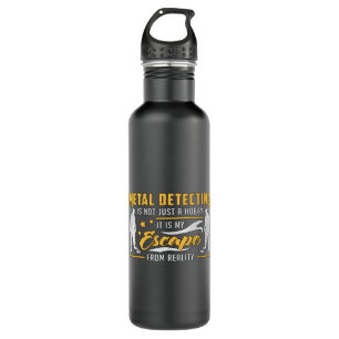 Metal Detecting Gold Detectorist Gift Idea 710 Ml Water Bottle