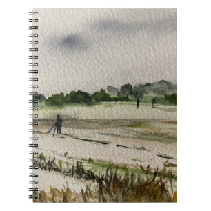 Metal Detecting In The Fields Notebook