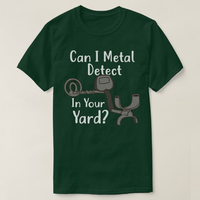 Metal Detecting Pinpointer T-Shirt (Design Front)