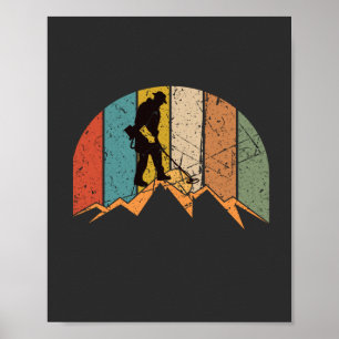 Metal Detecting Vintage Poster