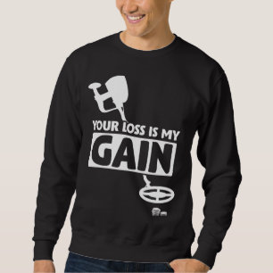 Metal Detector Beach Coin Treasure Hunting Sweatshirt