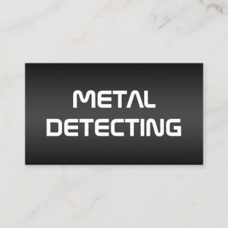 Metal Detector Business Card