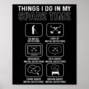 Metal Detector. Relic Hunting. Metal Detecting  Poster