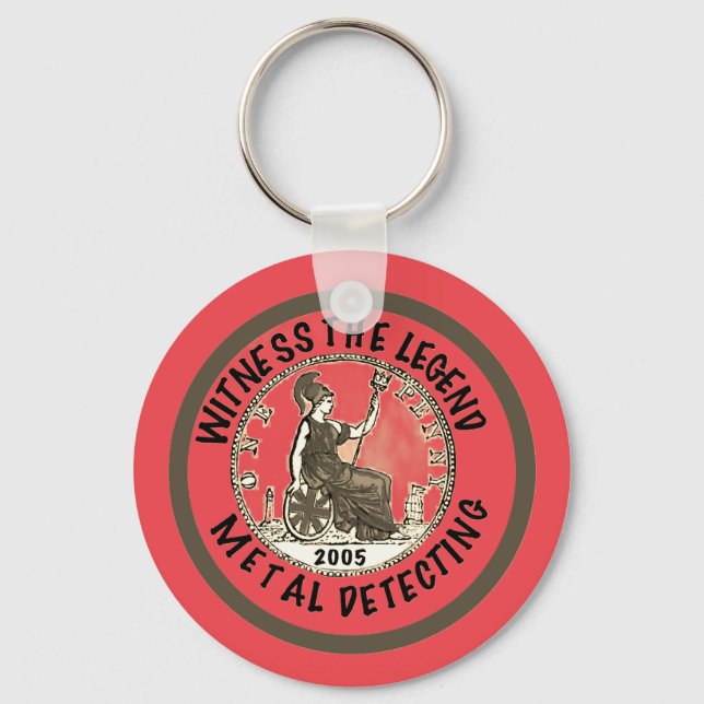 Metal Detectorist 21st Birthday  Key Ring (Front)