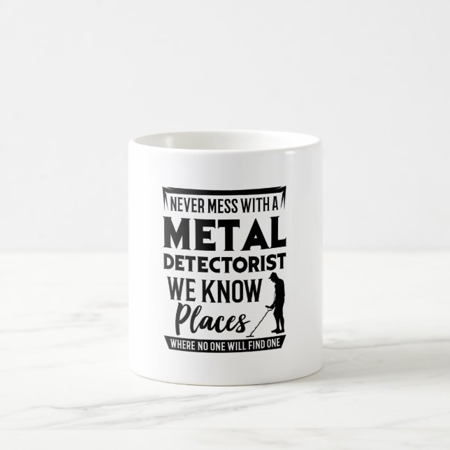 Metal Detectorist Coffee Mug (Center)