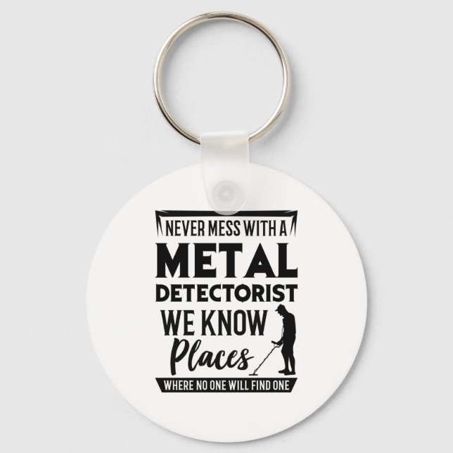 Metal Detectorist Key Ring (Front)