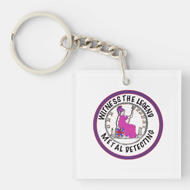 Metal Detectorist  Key Ring (Front)