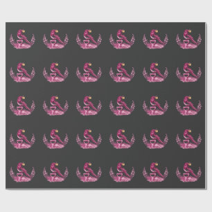 Metal Detectorist Magpie  Wrapping Paper