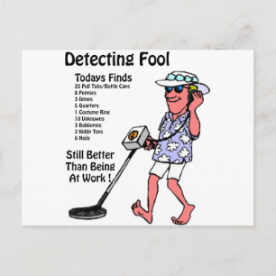Metal Detectors Postcard
