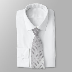 Metal diamond pattern tie