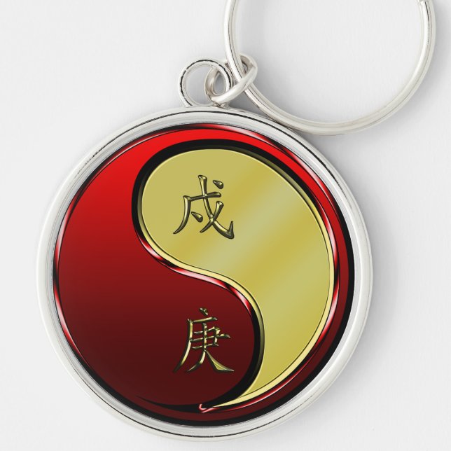 Metal Dog Key Ring (Front)