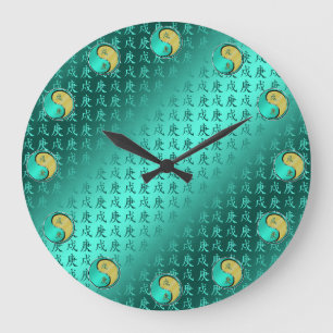 Metal Dog Large Clock