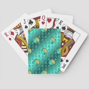 Metal Dog Playing Cards