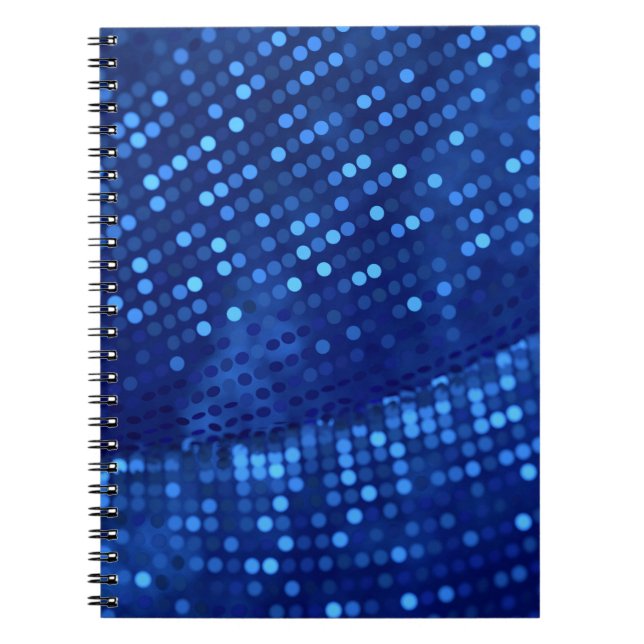 Metal Drapery Luxury 3D Background. Notebook (Front)