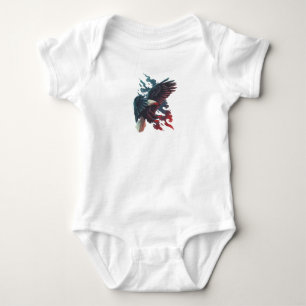 Metal Eagle Baby Bodysuit