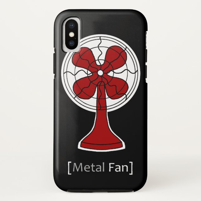 Metal Fan Case-Mate iPhone Case (Back)
