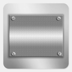 Metal Frame With Screws Stickers