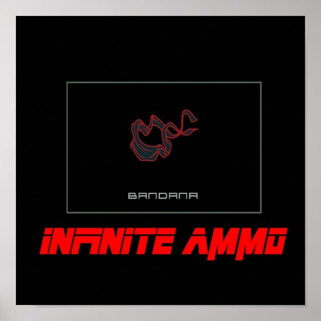 Metal Gear Solid Bandanna Infinite Ammo Poster (Front)