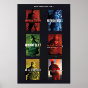 Metal Gear Solid Legacy Metal Gear Solid IV Tribut Poster