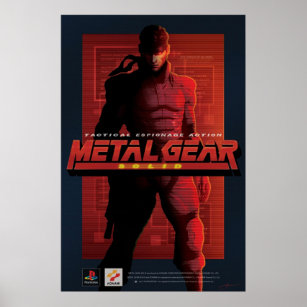 Metal Gear Solid SnakePrint Poster