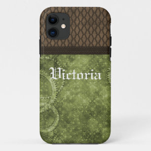 Metal Gear Steampunk BT ID iPhone 5 Case, Green Case-Mate iPhone Case