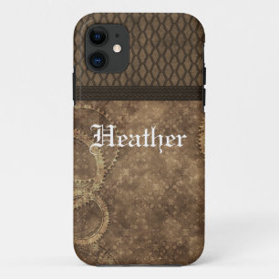 Metal Gear Steampunk BT iPhone 5 Case, Brown 11 Case