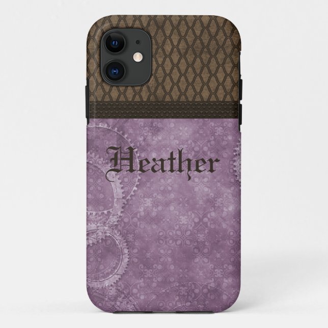 Metal Gear Steampunk BT iPhone 5 Case, Purple Case-Mate iPhone Case (Back)