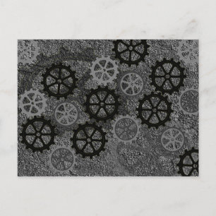 Metal Gears Postcard